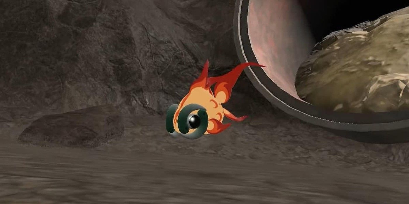 Chi-Yu in a cave in Pokemon Scarlet and Violet-1